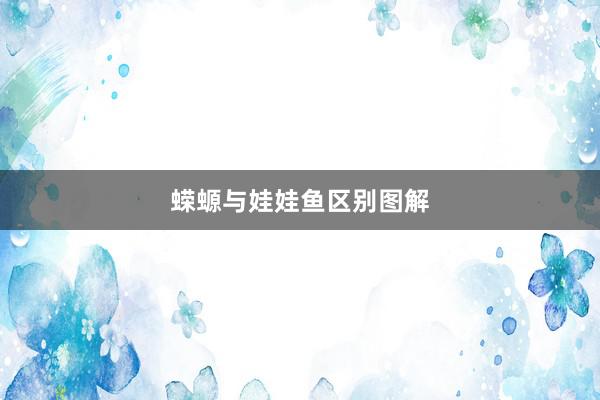 蝾螈与娃娃鱼区别图解